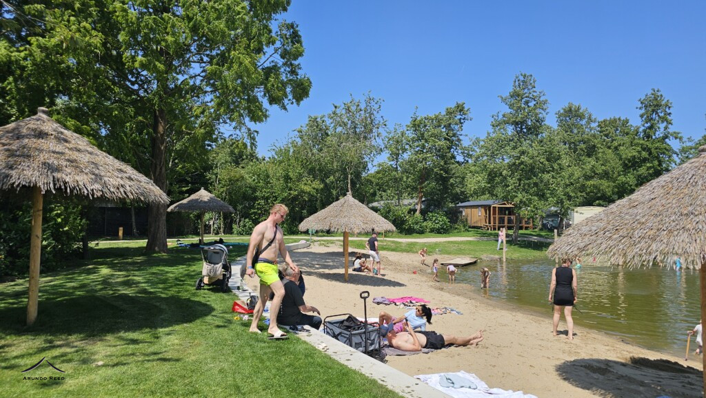 Coconut thatch parasols